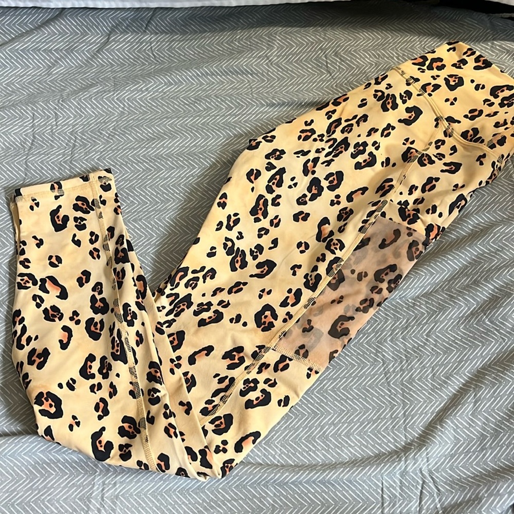 leopard print fabletics power hold leggings